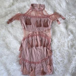 Tassel Beaded Dress